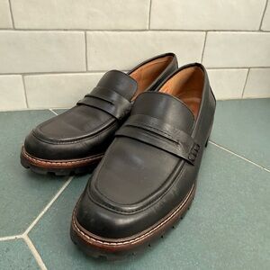 Madewell Women’s Black Loafers- Corrine Lugsole Loafers